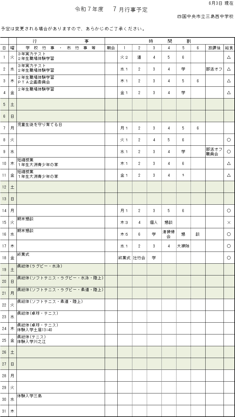 7月
